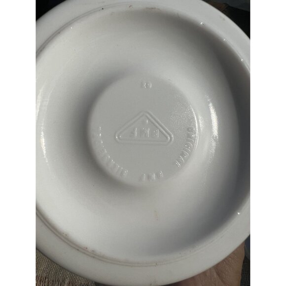 Vintage German BMF W. Germany Loving Couple Beer Stein With Pewter Lid Folk Art - Picture 6 of 9